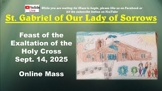 Sun., Sept. 14th Online Mass