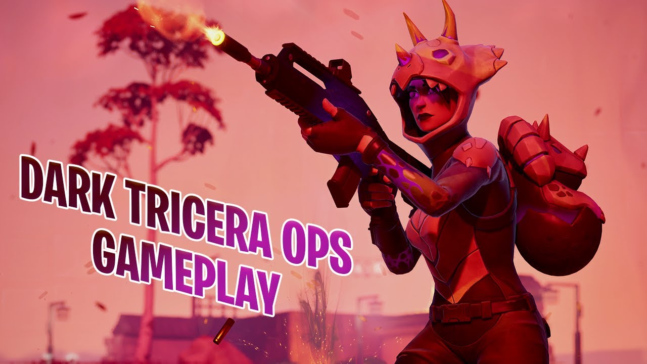 Dark Tricera Ops Gameplay | Fortnite