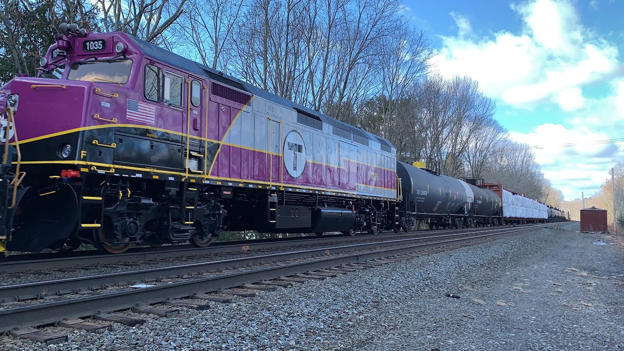 MBTA 1035 on CSX Q436