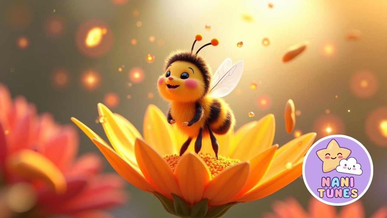 🌼🐝 Abelhinha Zumbidora | Música Infantil para Crianças Pequenas 🎶✨
