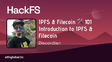 IPFS & Filecoin 🛠 101 Introduction to IPFS & Filecoin