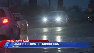 Stretch of Hwy 99 temporarily closed as Madera County deals with flooding
