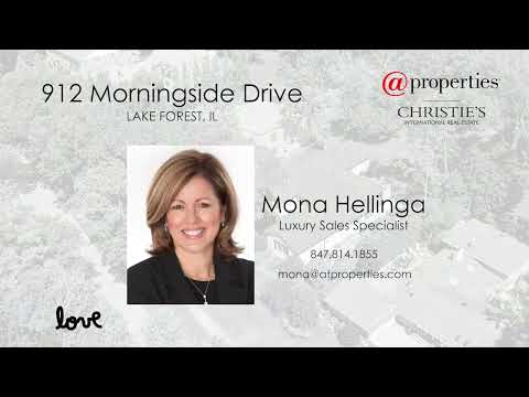 912 Morningside Drive, Lake Forest, IL home video tour