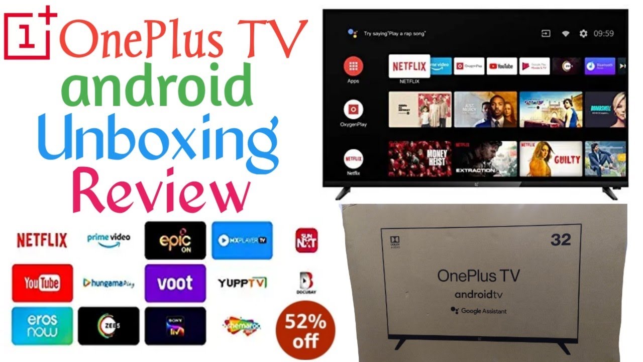 OnePlus 43 inch Android LED TV Unboxing||