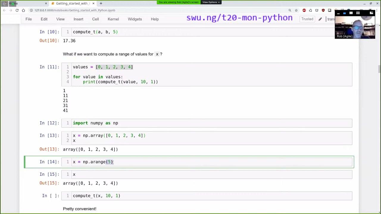 Tutorial: Getting started with Python - YouTube