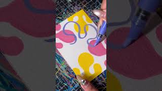 Immersive Drawing Free Coloring #ImmersiveDrawing #AcrylicMarkers #Drawing #StressRelief