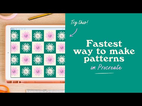 Create a Checkered Pattern in Procreate