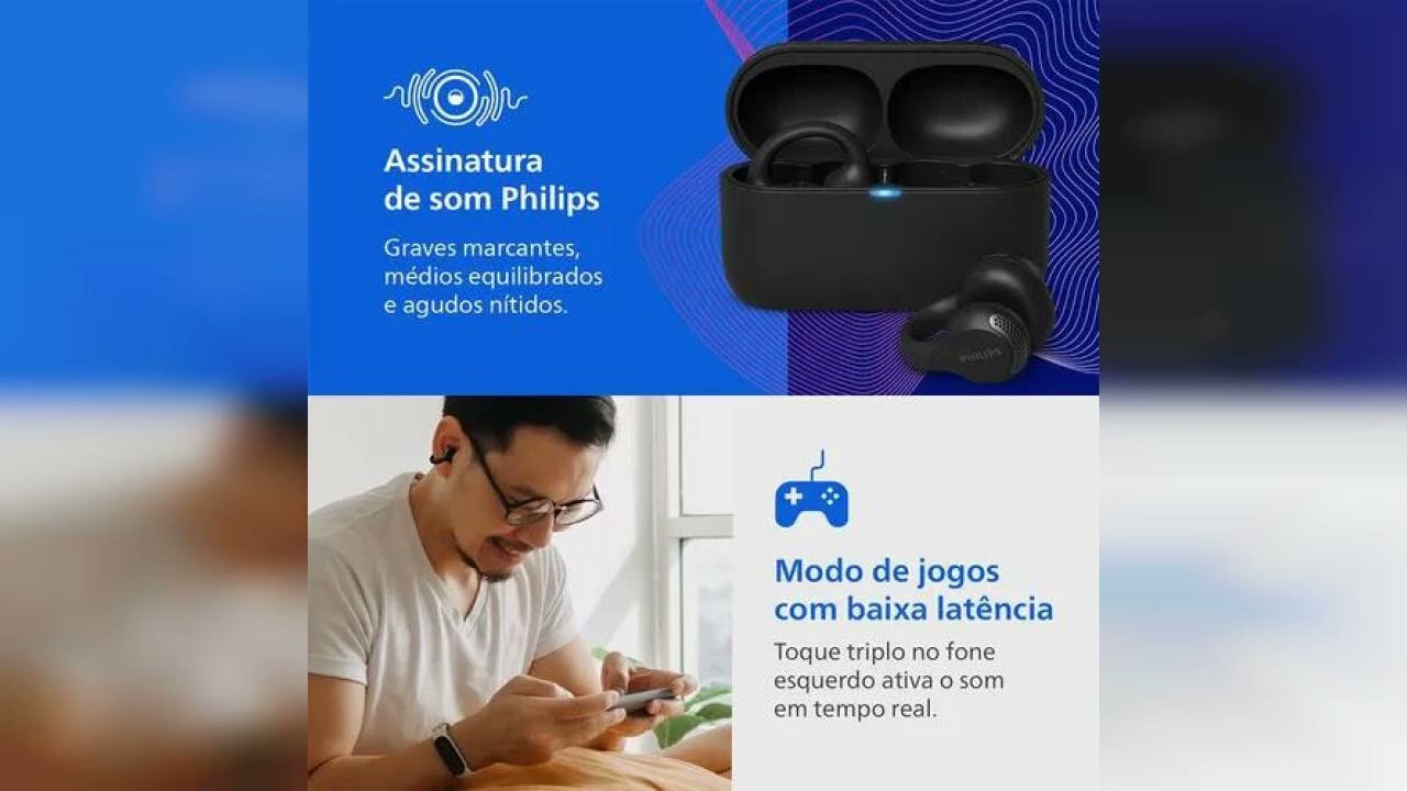 Review: Fone De Ouvido Ear Cuff Sem Fio Philips Bluetooth Preto Taq2000bk/00