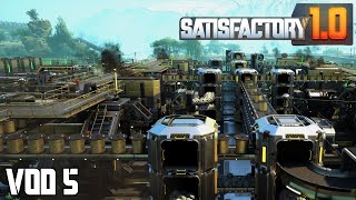 Alien Tech & Caterium Starter Factory | Satisfactory 1.0 - VOD 5