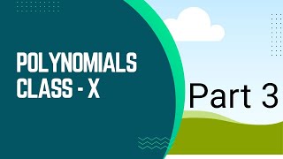 Class 10th | polynomials | division algorithm for polynomials | part 3| the maths academy #ncert
