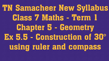 TN Samacheer Class 7 Maths New Syllabus -Term 1 - Chapter 5 Geometry - Ex 5.5 - Q.No: 1 (iii)
