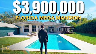 Celebrity Inside a $4,000,000 FLORIDA MEGA MANSION | Luxury Home Tour | Peter J Ancona Wealth