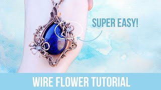 Hammered Wire Flower Tutorial - Quick and Easy - Learn Hammering Basics by Ellie's Handcrafted Jewelry 2,474 views 1 year ago 11 minutes, 47 seconds