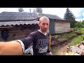 За черникой в лес и обратно к фундаменту.Жизнь в деревне
