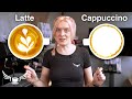 Latte VS Cappuccino, what's the difference? • Barista Training