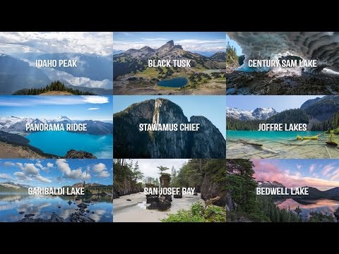 CANADIAN WEST - An Epic Timelapse / Drone Tour of BC (4K)