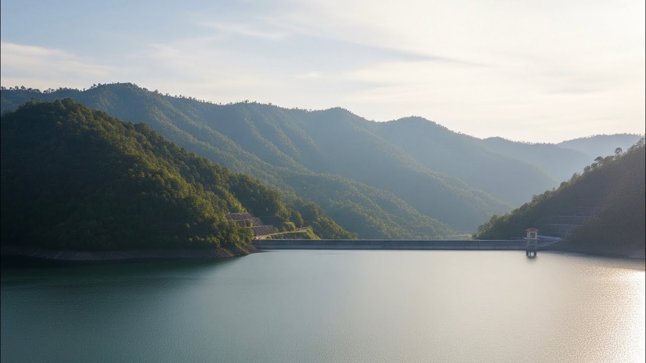 Lombok dari Langit: Pesona Bendungan Meninting