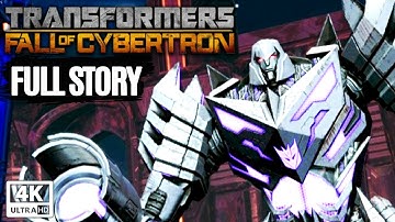 Transformers: Fall of Cybertron  All Cutscenes (Decepticons Edition Game Movie) 4K 60FPS
