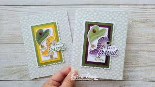 Sweet Bugs card #4 is an easy layout!