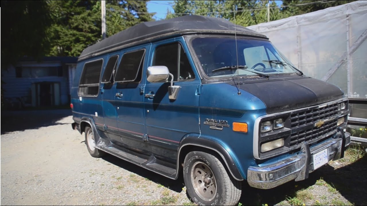 Tour Of Our New Van Converting A 1993 Chevy 20 Van Into A Camper