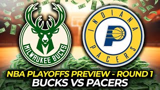 BUCKS vs PACERS | #NBA Playoffs Preview | ROUND 1 - GAME 3 🏀