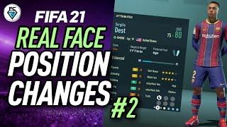 FIFA 21: REAL FACE POSITION CHANGES 2
