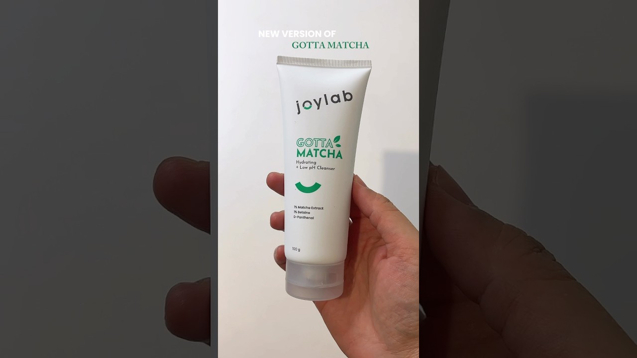New version of gotta matcha joylab facial wash 🍵🍃 