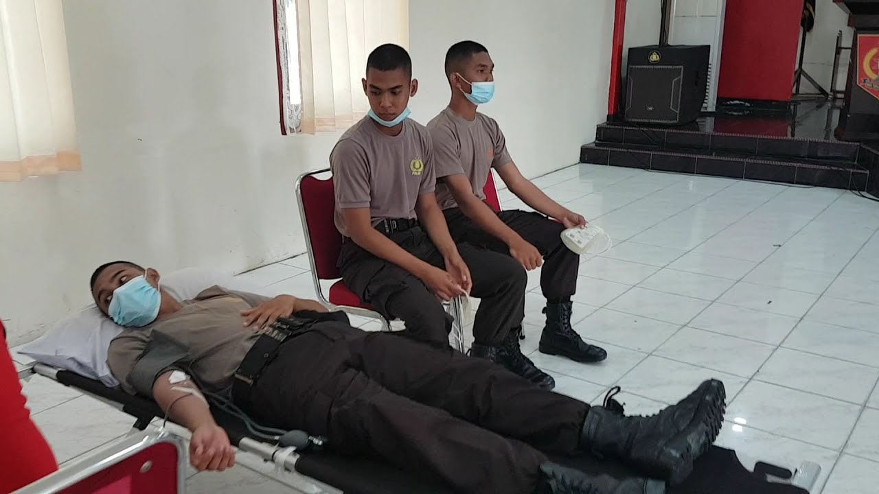 KEGIATAN DONOR DARAH SISWA DIKTUKBA POLRI GEL I T A  2022 || SPN POLDA KEPRI || ANGKATAN 47