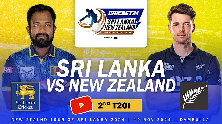 🔴 LIVE | 2nd T20I | New Zealand tour of Sri Lanka 2024