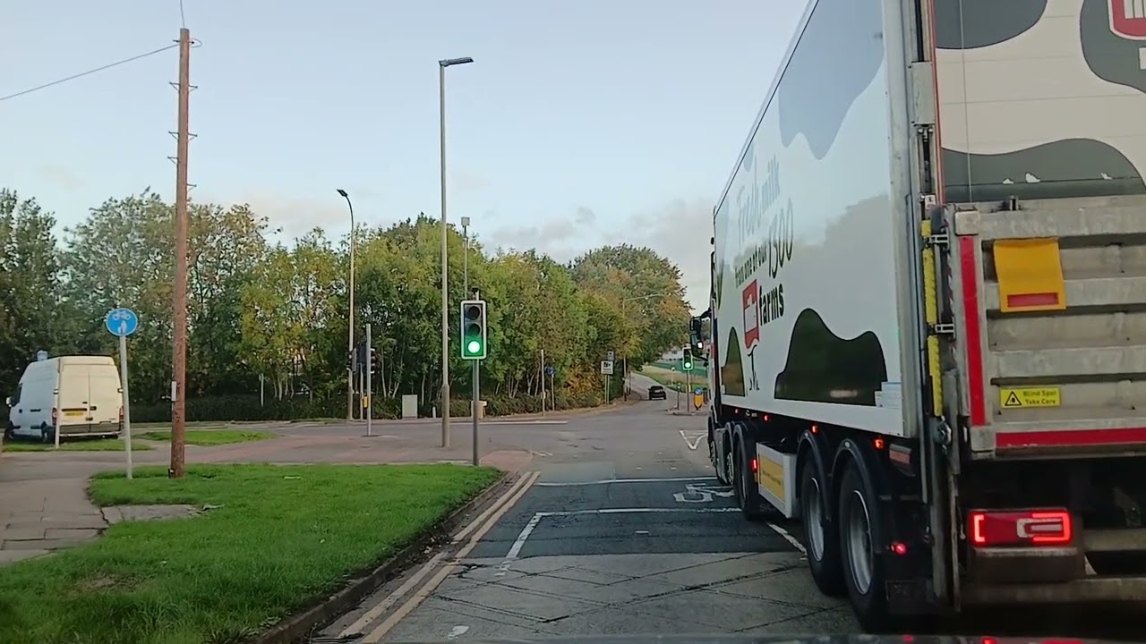 Dashcam burbage to st saviours road Leicester October 5th 2025 video 2
