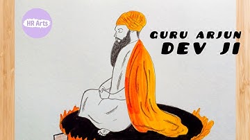 Guru Arjan Dev ji Drawing 🪯