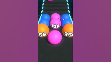 Crazy Ball Run 2048 Gameplay walktrough android iOS