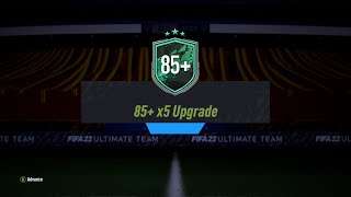 Opening My Shapeshifters 85 X5 Upgrade Pack  Fifa 22 Ultimate Team