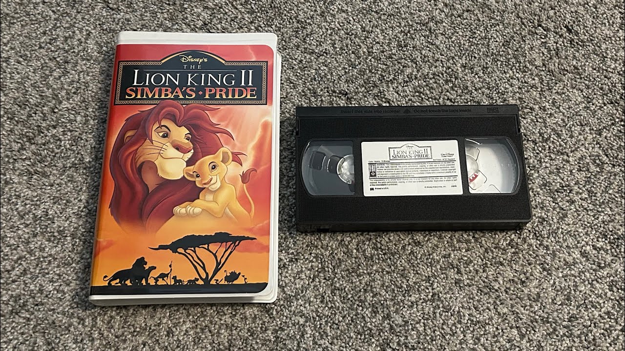 Обзор фильма «Король Лев 2: Гордость Симбы» 1998 VHS (копия с белой наклейкой)