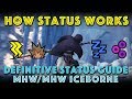 Updated how status works definitive status guide mhwiceborne