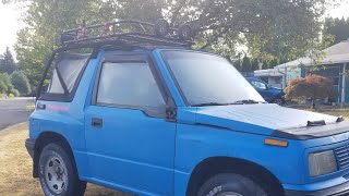 Found another roof rack, and it came with Geo Tracker attached