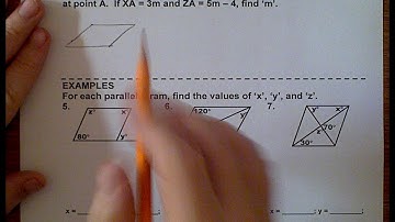 Geometry (Topic 6-1) Parallelograms