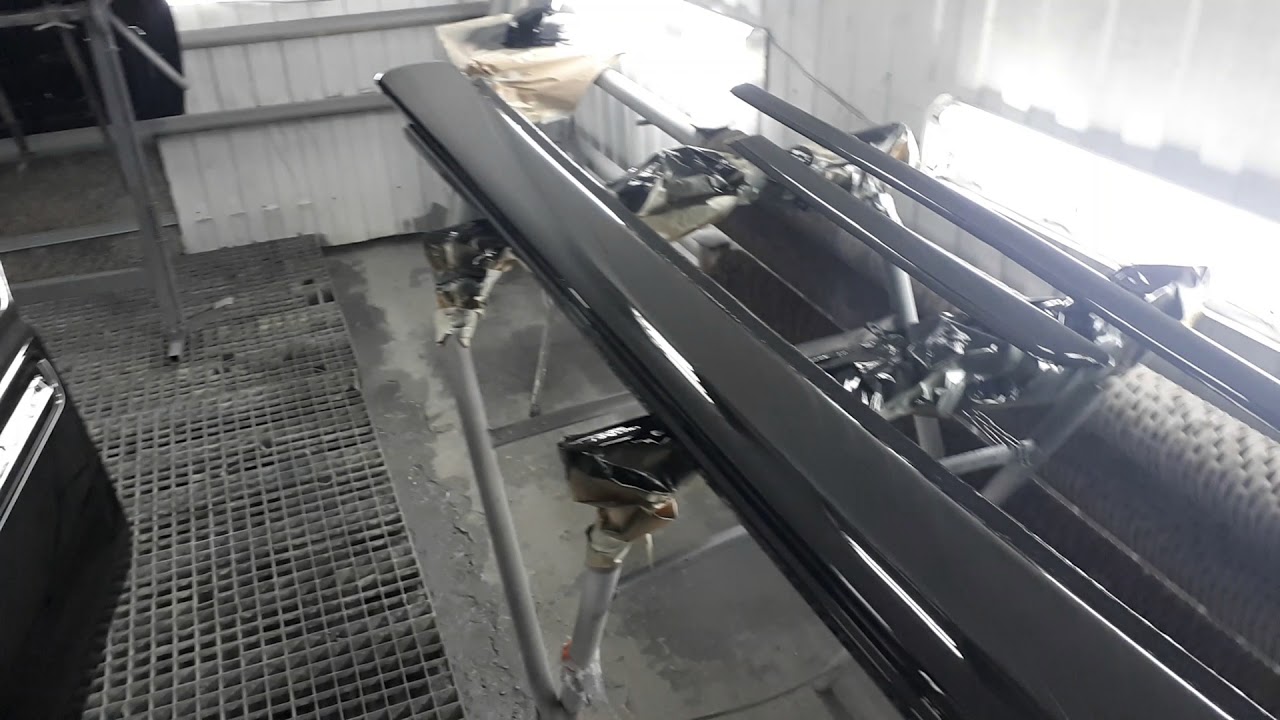 Окраска деталей кузова - YouTube