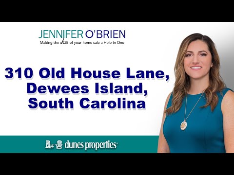 310 Old House Lane, Dewees Island, SC home video tour