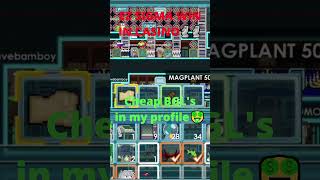 Wait for the end... 💀 (Growtopia Casino) #shorts #growtopia #casino