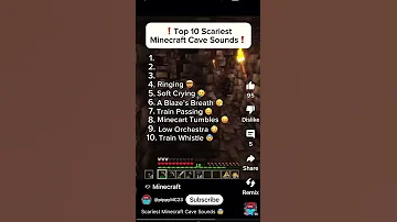Top 10 Scariest Minecraft Cave Sounds 