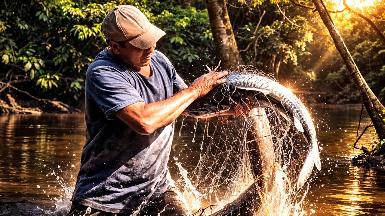 🔴PESCARIA DE REDE NO RIO IQUIRI🌳 