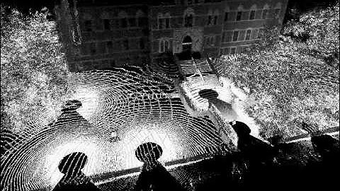 3D Lidar Scan of Edwin Building (intensity only)