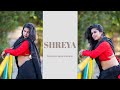 Saree fashion  ft shreya  outdoor saree fashion photoshoot  shreya in black saree