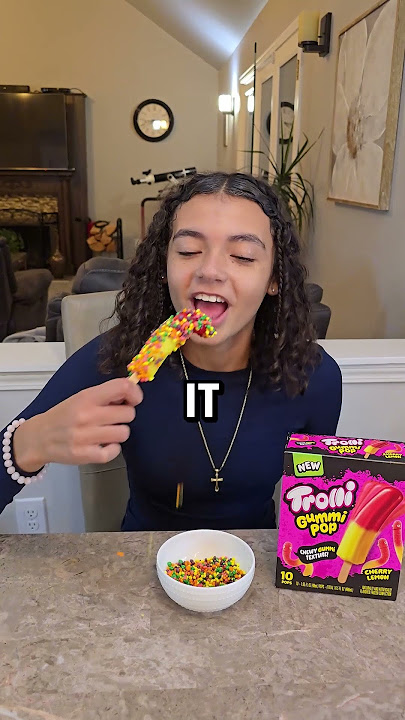 trolli gummy popsicle #funny #shorts #youtubeshorts #fyp