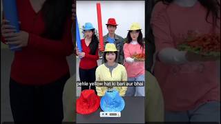 crazy mistery hat challenge 🎩~ #shorts #shortsfeed #hat #challenge /emotional/funny video/viral