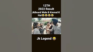 Jkbose 12Th class result out 2022 • Student Strike jkboard 😂😂😂😂😂 funny video jammu