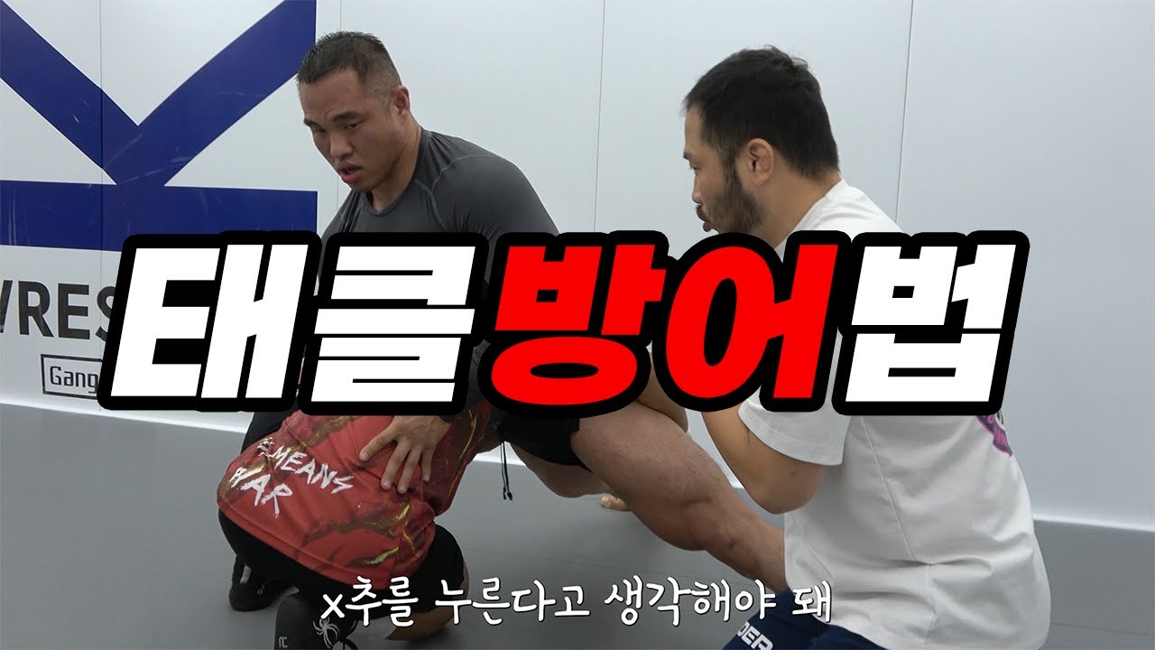 길거리 싸움에서 이것만 알면 태클방어 100% 입니다 ft.송기흔