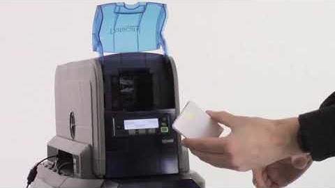 Loading Cards into the Printer   SD460 with Laminator