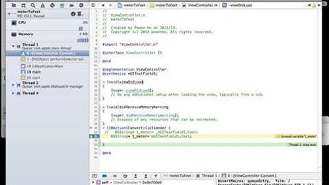 Objective-c之iOS开发入门实战-32.制作一个小程序-MeterToFeet-2